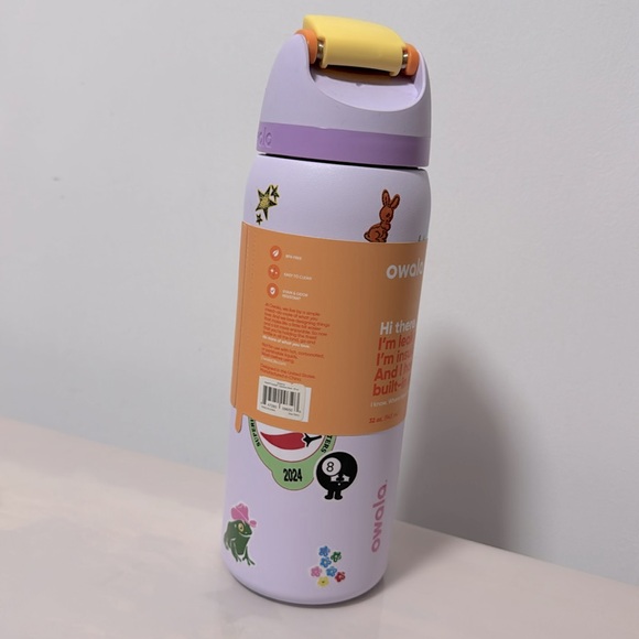 Owala Dear Diary Purple Stickers Bottle - Picture 3 of 4